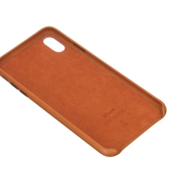 Apple Official Leather Case Saddle Brown for iPhone Xs‎ Max new in box - Picture 2 of 9